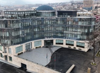 Prezident İlham Əliyev Xankəndidə “Bulud” hotelinin açılışında iştirak edib