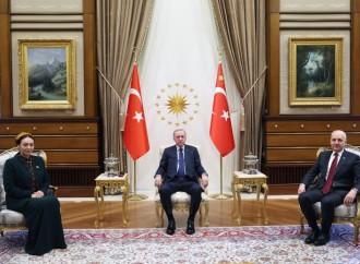 Ərdoğan Türkmənistan Parlamentinin sədrini qəbul edib