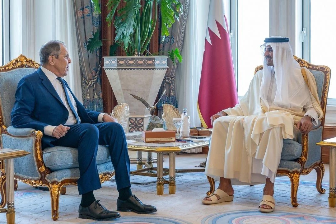 Lavrov Qətərdə danışıqlar aparır
