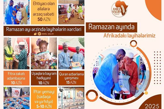 Afrikada Ramazan Xeyriyyə Layihələri: 2025-ci ildə Minlərlə İnsana Yardım Deməkdir