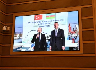 Prezident İlham Əliyev və Rəcəb Tayyib Ərdoğan İqdır-Naxçıvan qaz kəmərinin videobağlantı formatında açılış mərasimində iştirak ediblər
