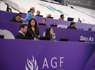 Bakıda idman gimnastikası üzrə Dünya Kubokunun final günü start götürüb