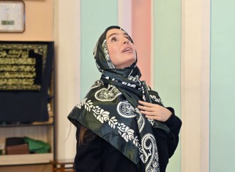 Heydər Əliyev Fondunun vitse-prezidenti Leyla Əliyeva Qubada “Səkinə xanım” məscidini ziyarət edib