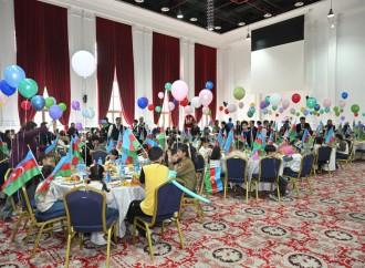 Heydər Əliyev Fondunun vitse-prezidenti Leyla Əliyeva Qubada şəhid övladları ilə birgə Novruz şənliyində iştirak edib
