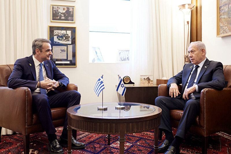 Mitsotakis və Netanyahu Aralıq dənizi və Suriya barədə danışıb