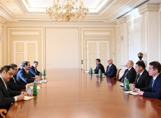 Prezident İlham Əliyev İran Prezidentinin siyasi məsələlər üzrə müşavirini qəbul edib