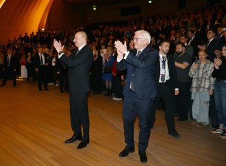 Prezident İlham Əliyev, Birinci xanım Mehriban Əliyeva və Prezident Frank-Valter Ştaynmayer, Birinci xanım Elke Büdenbender Heydər Əliyev Mərkəzində təşkil olunmuş konsertdə iştirak ediblər