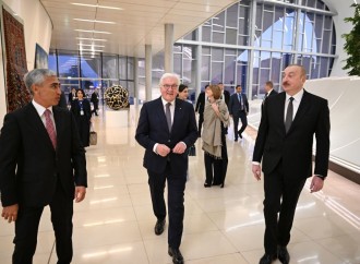Prezident İlham Əliyev, Birinci xanım Mehriban Əliyeva və Prezident Frank-Valter Ştaynmayer, Birinci xanım Elke Büdenbender Heydər Əliyev Mərkəzində təşkil olunmuş konsertdə iştirak ediblər