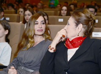 Bakı Media Mərkəzinin prezidenti Arzu Əliyeva Nizami Kino Mərkəzində “Tağıyev: Çar” bədii filminin təqdimat mərasimində iştirak edib