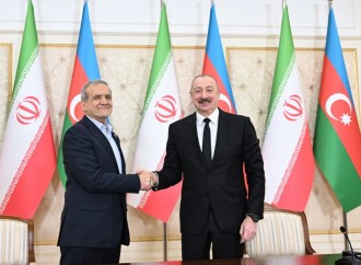 Prezident İlham Əliyev və İran Prezidenti Məsud Pezeşkian mətbuata birgə bəyanatlarla çıxış ediblər