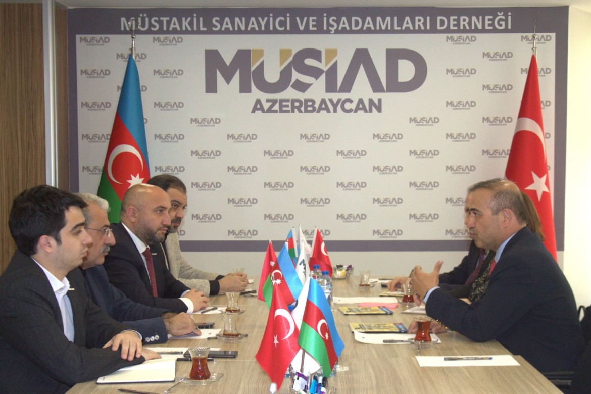 Türkiyə Nazirliyinin nümayəndələri MÜSİAD Azərbaycan dərnək mərkəzini ziyarət ediblər