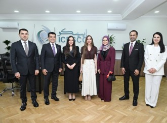 Heydər Əliyev Fondunun vitse-prezidenti Leyla Əliyeva və Bakı Media Mərkəzinin rəhbəri Arzu Əliyeva Bakıda ICESCO-nun regional ofisinin rəsmi açılış mərasimində iştirak ediblər