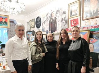 Heydər Əliyev Fondunun vitse-prezidenti Leyla Əliyeva və Arzu Əliyeva Polad Həşimovun evində olublar