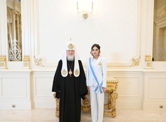 Prezident İlham Əliyev və Birinci xanım Mehriban Əliyevа Moskvanın və Bütün Rusiyanın Patriarxı Kirill ilə görüşüblər