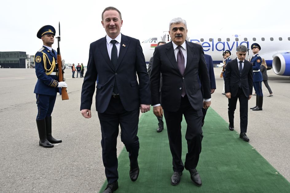 Belarusun Baş naziri Aleksandr Turçin Azərbaycana rəsmi səfərə gəlib