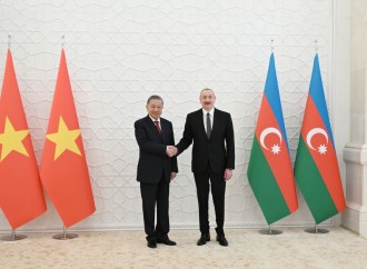 Vyetnam Kommunist Partiyası Mərkəzi Komitəsinin Baş katibinin rəsmi qarşılanma mərasimi olub