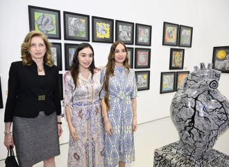 Heydər Əliyev Fondunun vitse-prezidenti Leyla Əliyeva və Arzu Əliyeva Romada MAMA “Ana təbiət” sərgisinin təqdimatında iştirak ediblər