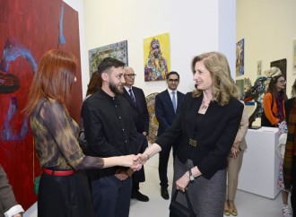 Heydər Əliyev Fondunun vitse-prezidenti Leyla Əliyeva və Arzu Əliyeva Romada MAMA “Ana təbiət” sərgisinin təqdimatında iştirak ediblər