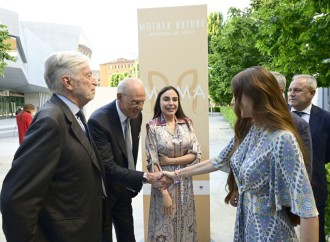 Heydər Əliyev Fondunun vitse-prezidenti Leyla Əliyeva və Arzu Əliyeva Romada MAMA “Ana təbiət” sərgisinin təqdimatında iştirak ediblər