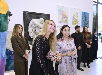 Heydər Əliyev Fondunun vitse-prezidenti Leyla Əliyeva və Arzu Əliyeva Romada MAMA “Ana təbiət” sərgisinin təqdimatında iştirak ediblər