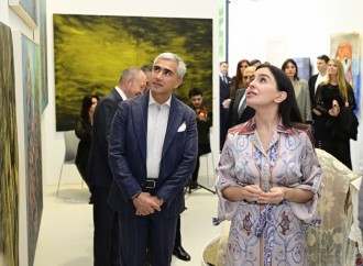 Heydər Əliyev Fondunun vitse-prezidenti Leyla Əliyeva və Arzu Əliyeva Romada MAMA “Ana təbiət” sərgisinin təqdimatında iştirak ediblər