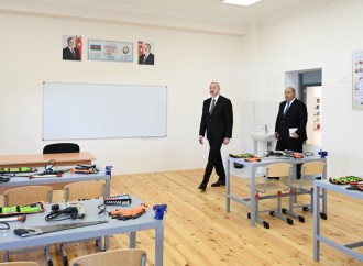 Prezident İlham Əliyev Ağdam rayonunun Kəngərli kəndinin birinci mərhələsinin açılışında iştirak edib