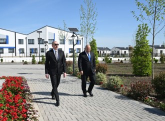 Prezident İlham Əliyev Ağdam rayonunun Kəngərli kəndinin birinci mərhələsinin açılışında iştirak edib