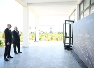 Prezident İlham Əliyev Ağdam rayonunun Kəngərli kəndinin birinci mərhələsinin açılışında iştirak edib