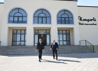 Prezident İlham Əliyev Ağdam rayonunun Kəngərli kəndinin birinci mərhələsinin açılışında iştirak edib