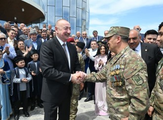 Prezident İlham Əliyev və Birinci xanım Mehriban Əliyeva Ağdam Muğam Mərkəzinin açılışında iştirak ediblər