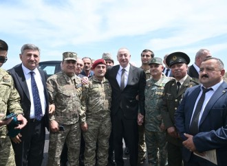 Prezident İlham Əliyev və Birinci xanım Mehriban Əliyeva Ağdam Muğam Mərkəzinin açılışında iştirak ediblər