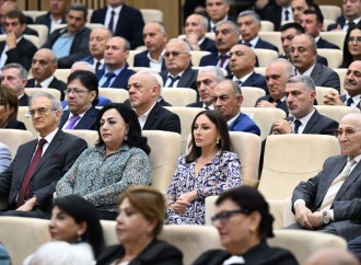 Prezident İlham Əliyev və Birinci xanım Mehriban Əliyeva Ağdam Muğam Mərkəzinin açılışında iştirak ediblər