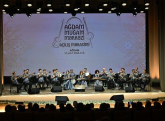 Prezident İlham Əliyev və Birinci xanım Mehriban Əliyeva Ağdam Muğam Mərkəzinin açılışında iştirak ediblər