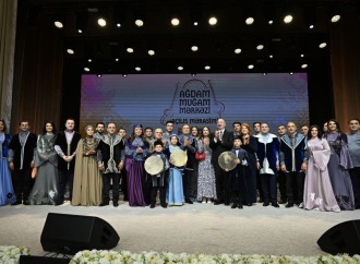 Prezident İlham Əliyev və Birinci xanım Mehriban Əliyeva Ağdam Muğam Mərkəzinin açılışında iştirak ediblər