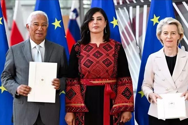 Amal Jadou Aİ-də vəzifəyə başlayan ilk Fələstin diplomatı olub