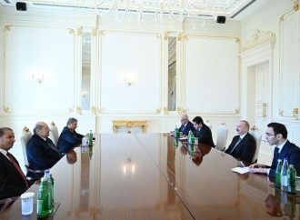 Prezident İlham Əliyev Misir Senatının sədrini qəbul edib