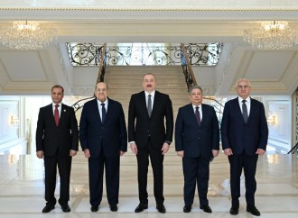 Prezident İlham Əliyev Misir Senatının sədrini qəbul edib