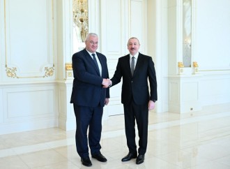 Prezident İlham Əliyev Ukraynanın xarici işlər nazirini qəbul edib