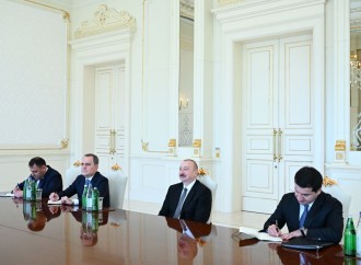 Prezident İlham Əliyev Ukraynanın xarici işlər nazirini qəbul edib