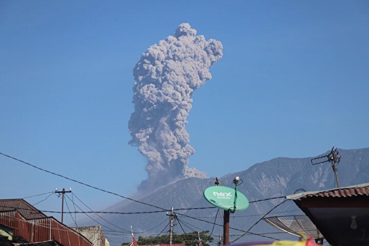 İndoneziyada Merapi vulkanının aktivliyi artır