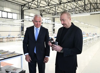 Prezident İlham Əliyev “LATIFA” Laçın tikiş fabrikinin açılışında iştirak edib