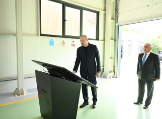 Prezident İlham Əliyev Laçında “Aşağı Malıbəyli” və “Mirik” su elektrik stansiyalarının açılışında iştirak edib