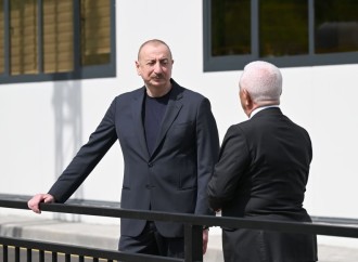 Prezident İlham Əliyev Laçında “Aşağı Malıbəyli” və “Mirik” su elektrik stansiyalarının açılışında iştirak edib