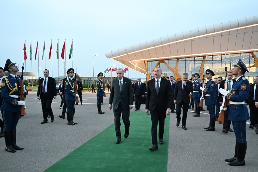Türkiyə Prezidenti Rəcəb Tayyib Ərdoğanın Azərbaycana səfəri başa çatıb