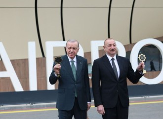 Prezident İlham Əliyev və Türkiyə Prezidenti Rəcəb Tayyib Ərdoğan Laçın Beynəlxalq Hava Limanının açılış mərasimində iştirak ediblər