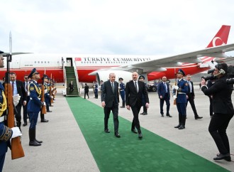 Prezident İlham Əliyev və Türkiyə Prezidenti Rəcəb Tayyib Ərdoğan Laçın Beynəlxalq Hava Limanının açılış mərasimində iştirak ediblər