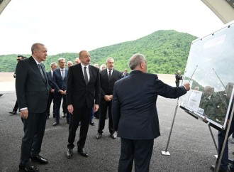 Prezident İlham Əliyev və Prezident Rəcəb Tayyib Ərdoğan Kəlbəcər-Laçın avtomobil yolunda görülən tikinti işləri ilə tanış olublar