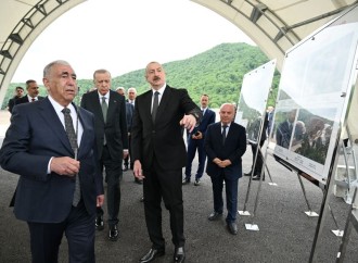 Prezident İlham Əliyev və Prezident Rəcəb Tayyib Ərdoğan Kəlbəcər-Laçın avtomobil yolunda görülən tikinti işləri ilə tanış olublar