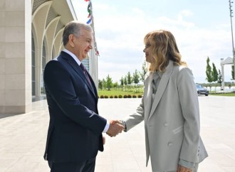 Meloni Özbəkistana rəsmi səfər edib