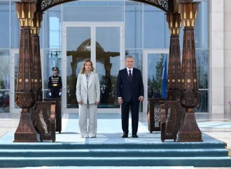 Meloni Özbəkistana rəsmi səfər edib